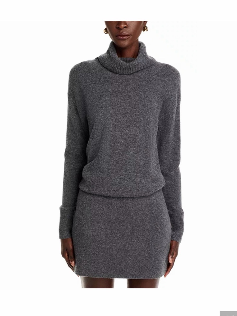 NWT Veronica Beard Cassidy Cashmere Turtleneck Sweater mini Dress